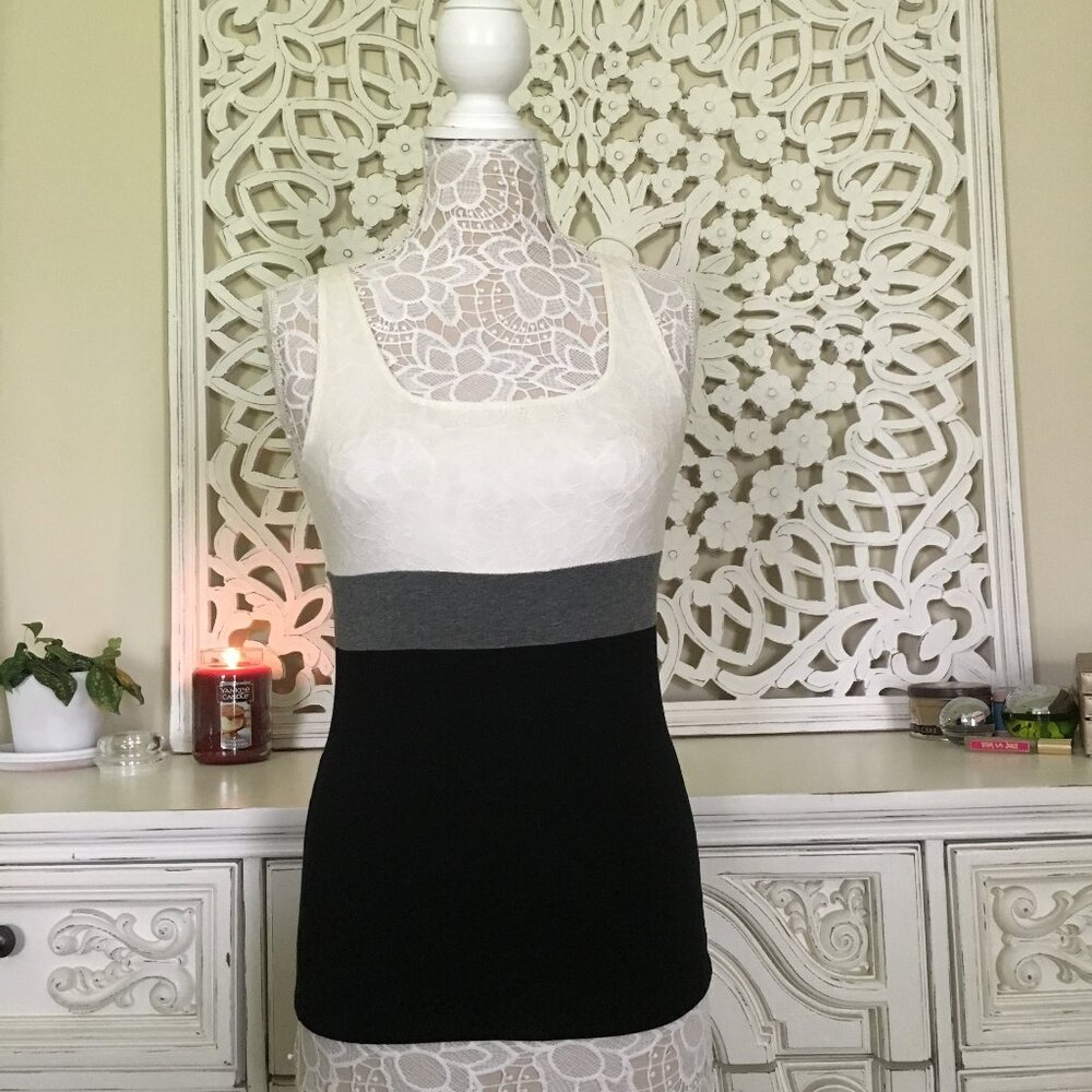 Express Lace color block tank